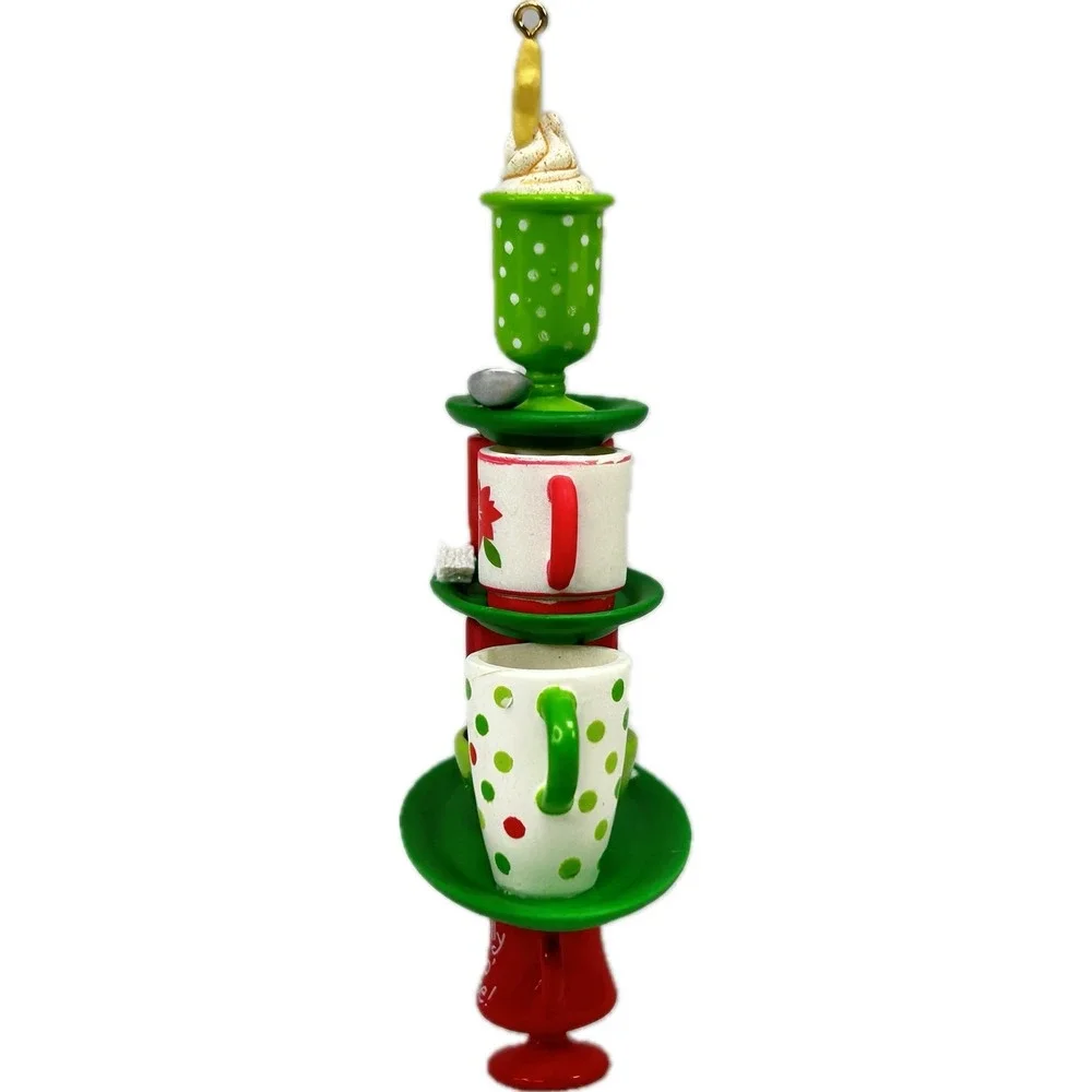 Hallmark COFFEE LOVERS'‎ TREE 2007 Keepsake Ornament in Box